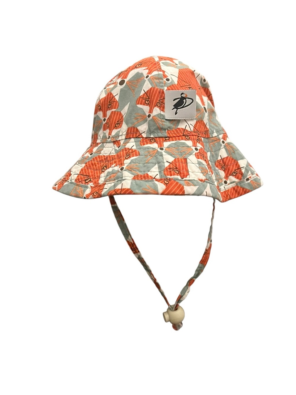 Puffin Gear Infant Sunbeam Sunhat UPF 50+ 3M Fox Print 🦊